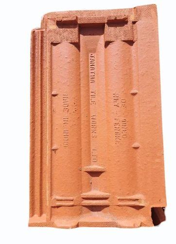 Mm Clay Terracotta Roof Tiles Dimensions X Inch Lxw At Rs