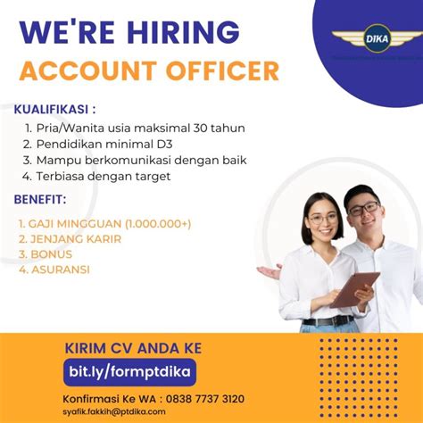 Lowongan Kerja Account Officer Di Pt Dika Semarang Loker Jateng