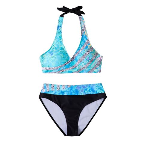 Youyipin Womens Swimsuits 2 Piece High Waisted Bikini Sets Tummy Control Swimsuist 2025 Bathing