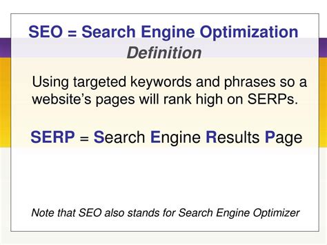 Ppt Search Engine Optimization Beyond Meta Tags Powerpoint