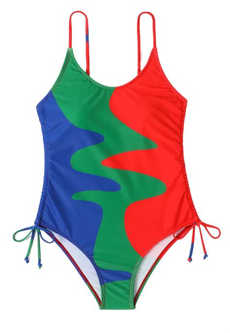 Buy Its Me Sexy Drawstring One Piece Bikini Swimsuit Online Zalora Malaysia