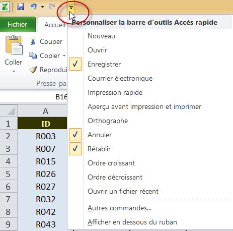 Comment Personnaliser La Barre Doutils Dacc S Rapide Magicoffice