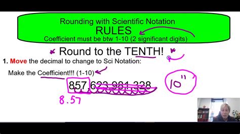 Rounding With Scientific Notation Youtube