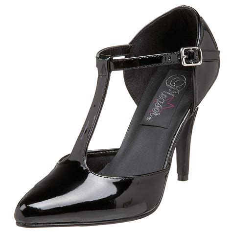 Charol Cm Vanity Zapatos De Sal N T Correa Negros