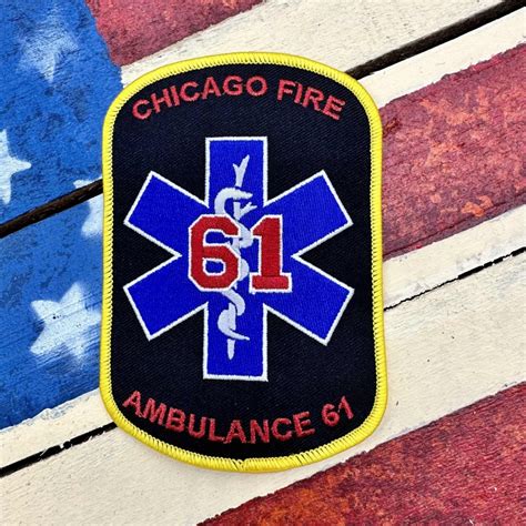 Chicago Fire Patch Ambulance 61