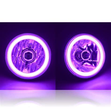 5 3 4 Purple COB SMD LED Halo Angel Eye 6000K 6K HID Light Bulbs