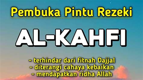 Spesial Hari Jumat Lantunan Surah Al Kahfi Merdu Dilengkapi Teks Arab