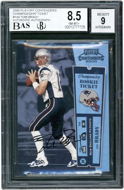 Tom Brady rookie football card fetches $2.25M at auction - 41NBC News ...