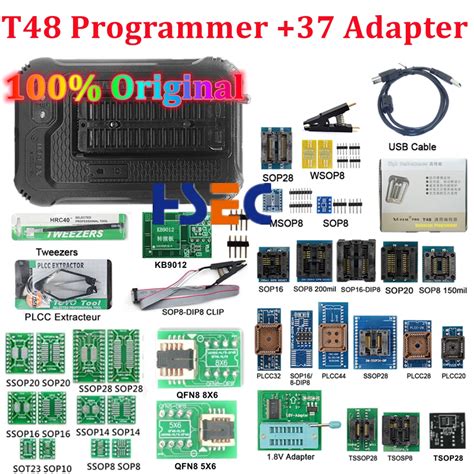 Original Tl Ii Plus Universal Minipro Programmer With Adapters