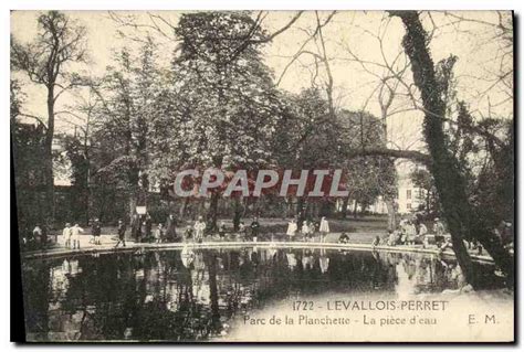 Carte Postale Ancienne Levallois Perret Parc De La Planchette La Piece