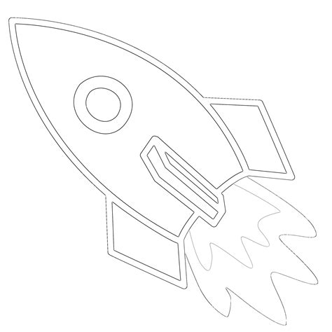 Rocket Ship Coloring Pages - clowncoloringpages