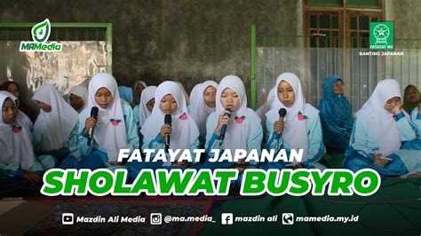 Sholawat Busyro Fatayat Kedungbader Japanan Mojowarno Jombang