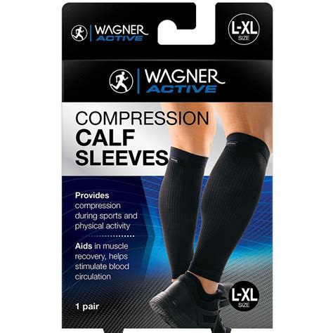 Buy Wagner Active Compression Calf Sleeves Large Extra Large Online At