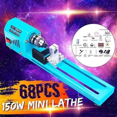 Adjustable Mini Lathe Beads Machine Woodworking W V Dc Level