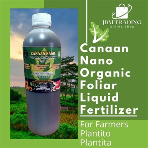 All Natural Safe To The Environment Canaan Nano Foliar Organic