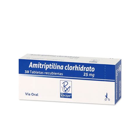 Amitriptilina Mg Rc Tabletas Drogas Exito