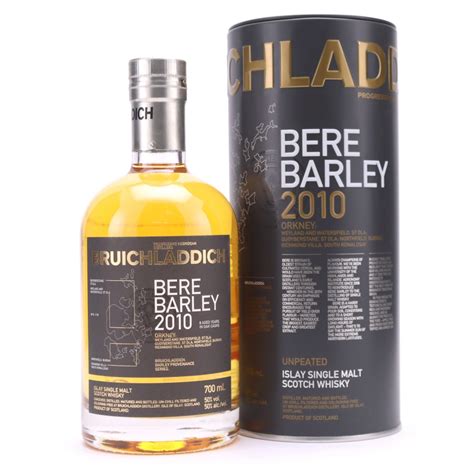 Bruichladdich 2010 Bere Barley Whisky Auctioneer