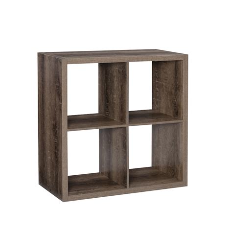 Linon Home Décor Products Reynosa 4 Cubby Storage Cabinet Grey | The ...