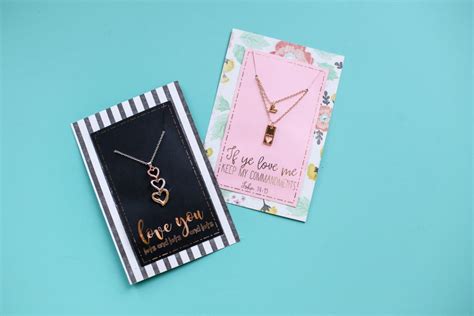 Necklace Card Printable And Cut File Sugar Bee Crafts