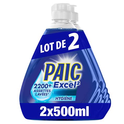 Liquide Vaisselle Hygi Ne Excel Paic Les Flacons De Ml Prix