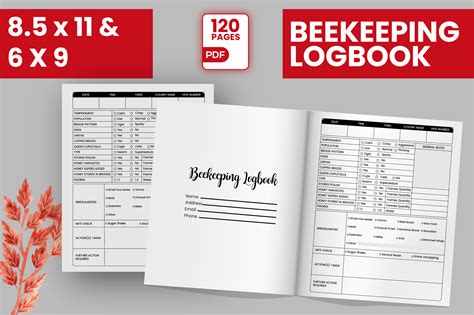 Beekeeping Logbook Kdp Interior Graphic By Rahatkdp Creative Fabrica