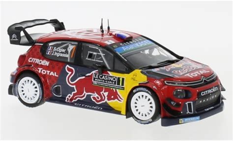 Modellino In Miniatura Citroen C3 1 43 IXO WRC No 1 Red Bull WRC Rallye