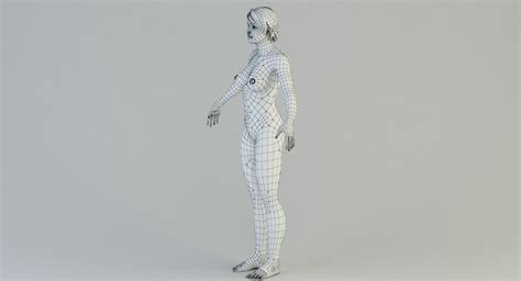 Female Nude D Model Fbx Obj Ma Free D