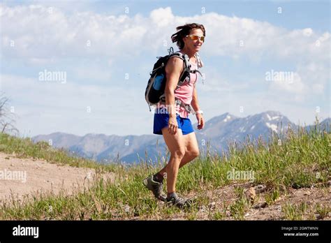 Hiking in Sun Valley, Idaho Stock Photo - Alamy