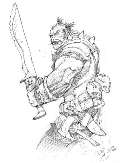 Orcbymax Ondeviantart Character Sketches