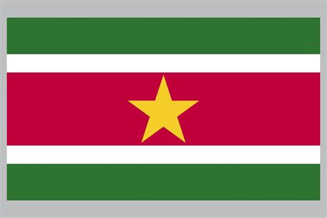 flag suriname vector 19003336 Vector Art at Vecteezy