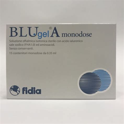 Blu Gel A Monodose Gocce Oculari 15 Flaconcini Farmacia Di Fiducia