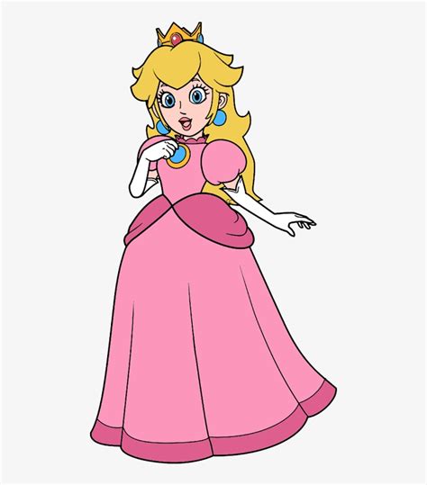 Dibujos De Mario Bros Faciles Como Dibujar A La Princesa Peach De The