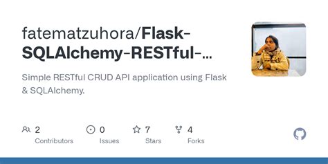 GitHub Fatematzuhora Flask SQLAlchemy RESTful CRUD Simple RESTful