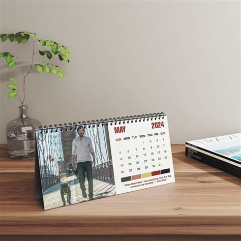 Keanu Reeves Desk Calendar Desk Calendar Keanu Etsy