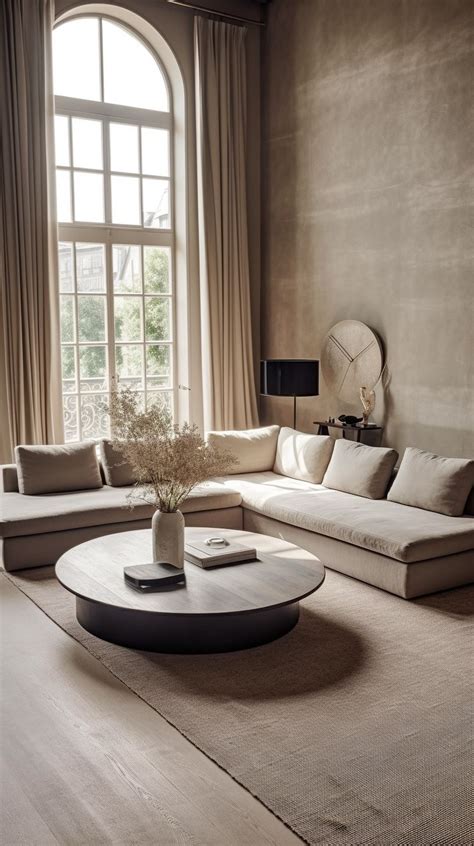 Woonkamer In Aardetinten Robuuste Tafels Living Room Inspo Elegant