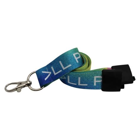 20mm Recycled PET Dye Sub Lanyard UK Made Full Colour Print