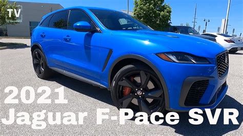 Jaguar F Pace Svr Ultra Blue The Best Color Youtube