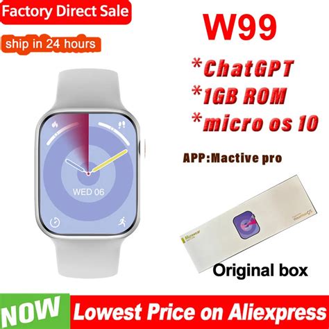 Microwear W Chatgpt Smart Watch Men Mm Os Compass Nfc Feeling