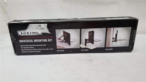 Lifetime Powder Coated Universal Mounting Kit 9594 Basketball New