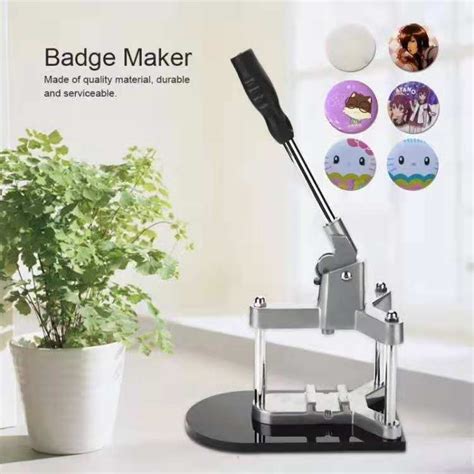 Free Shipping Button Badge Making Machine Maker With Button Badge Mould