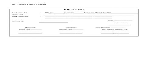 Doc Contoh Kwitansi Doc Dokumen Tips