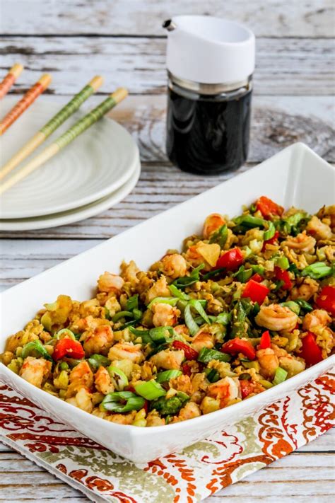 Cauliflower Fried Rice With Shrimp Kalyn S Kitchen