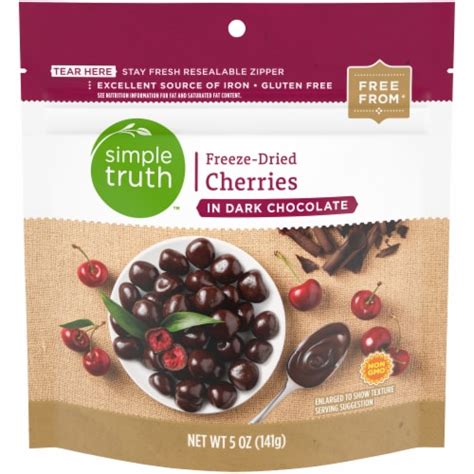 Simple Truth Freeze Dried Cherry In Dark Chocolate 5 Oz Fred Meyer