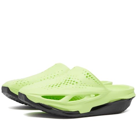 Nike X Mmw Slide Sneakers Volt Black Editorialist