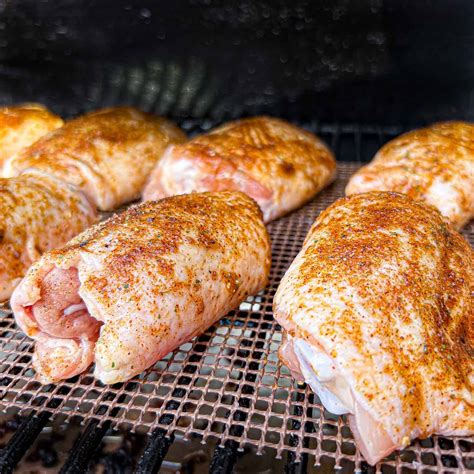 Crispy Smoked Chicken Thighs Traeger Pit Boss Or Other Pellet Grill