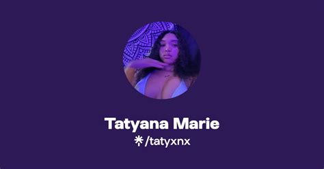 Tatyana Marie Instagram Tiktok Twitch Linktree