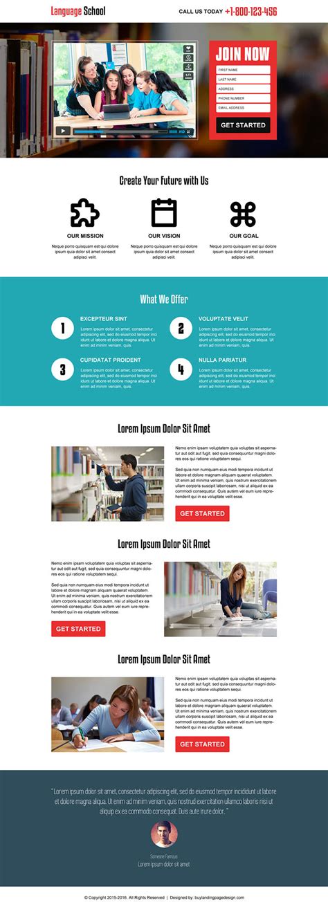 Best Education Landing Page Design Templates For Education Leads