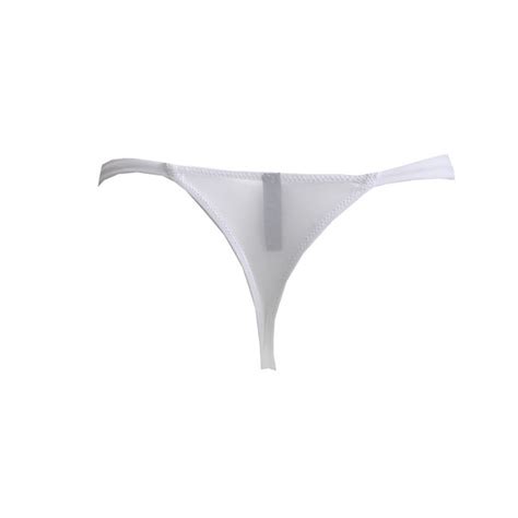 Ambra Lingerie Slips Grand Arche Tanga Wit Grijs Italian Design