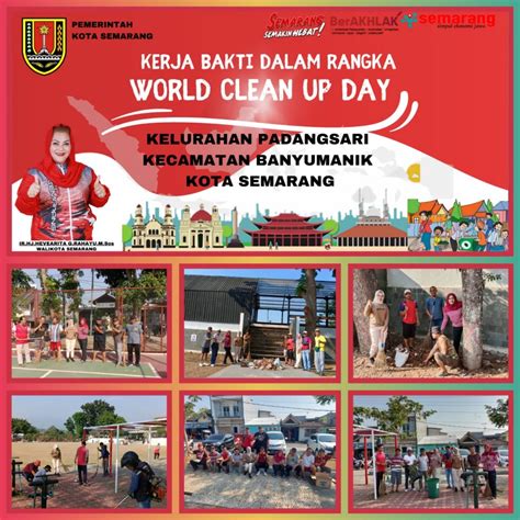 Giat Kerja Bhakti Bersama Warga Dalam Rangka World Clean Up Day