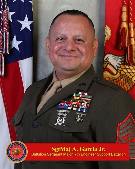 Sgtmaj Alejandro Garcia St Marine Logistics Group Leaders